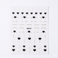Nailart Sticker Herzen & Linien