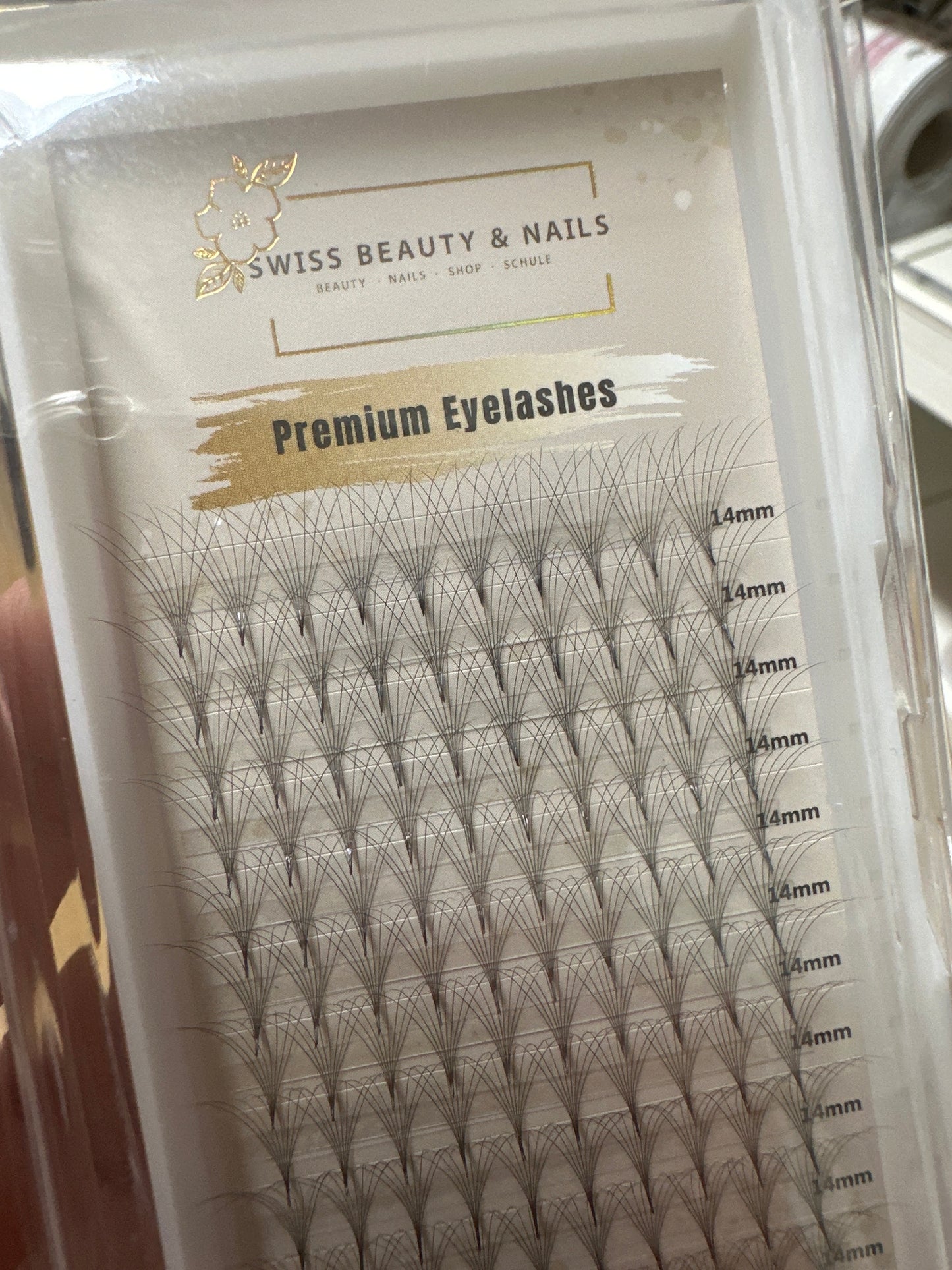 Fertigfächer Volumenfächer Wimpern 8D 14mm 0.05 C SBN