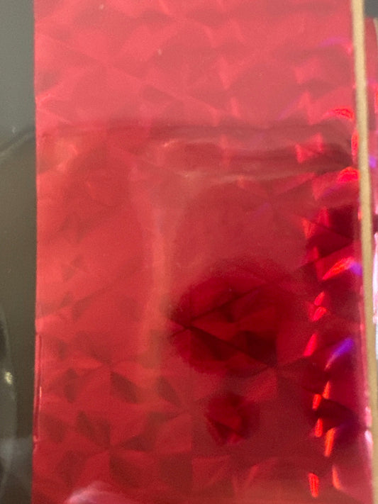 Transfer Folie Diamond Red