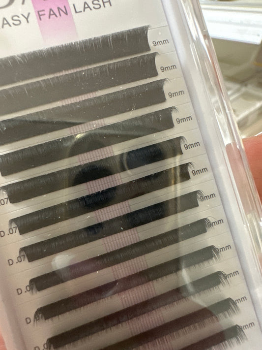 Wimpern Easy Fan D 0.07 9mm