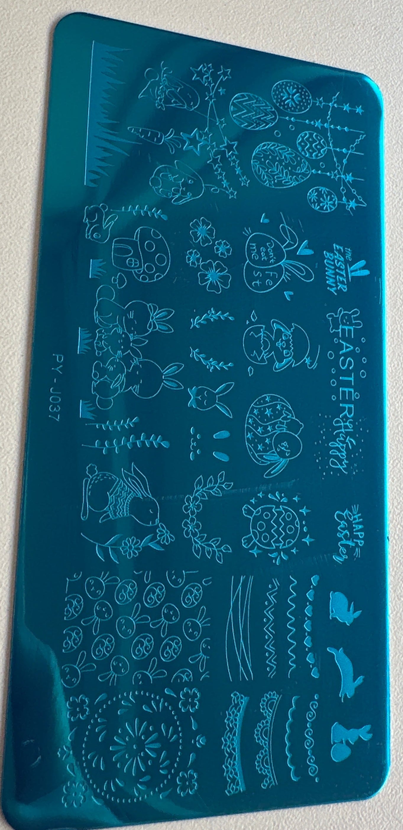 Stamping Schablone Ostern