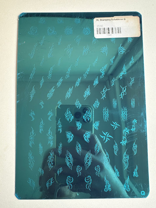 XL Stamping Schablone Q