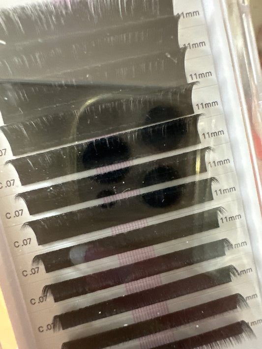 Wimpern Easy Fan C 0.07 11mm