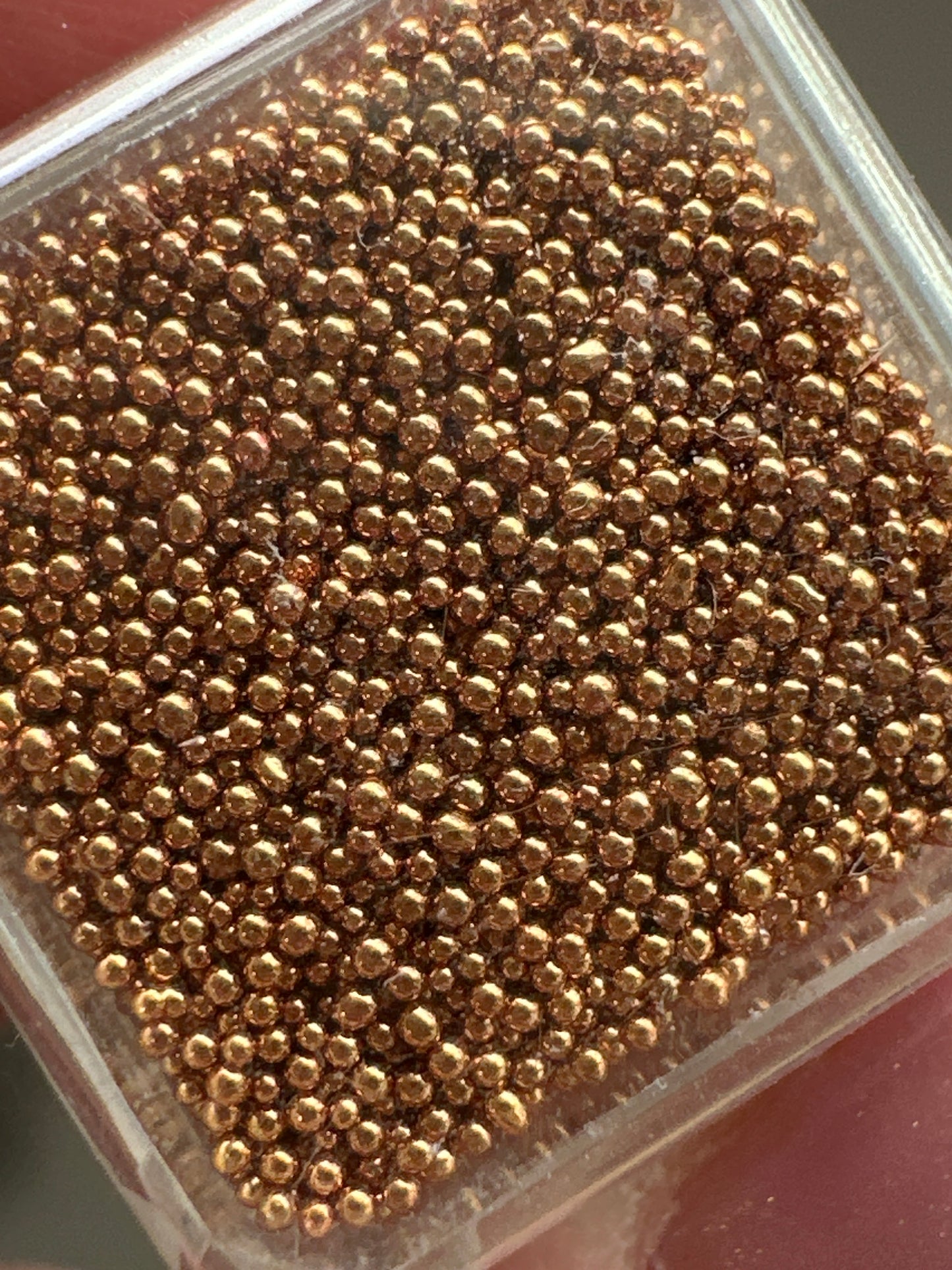 Mini Perlen bronze