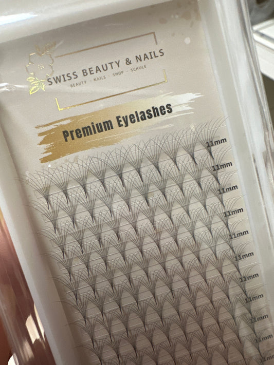 Fertigfächer Volumenfächer Wimpern 8D 11mm 0.05 C SBN