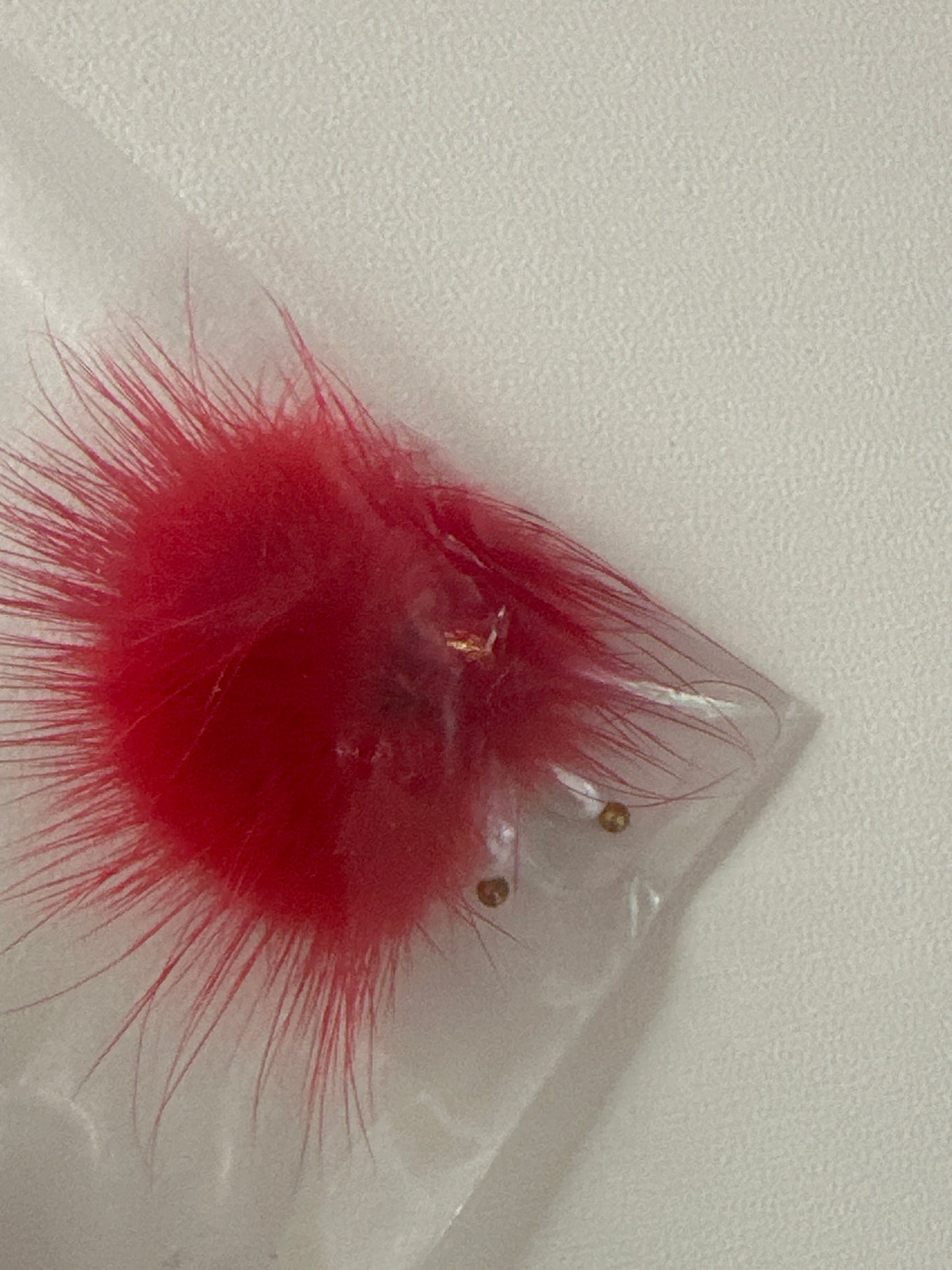 Nailart Puschel mit Magnet Rot