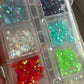 Strass Steine Set unterschiedliche Farben perfekt für den Sommer