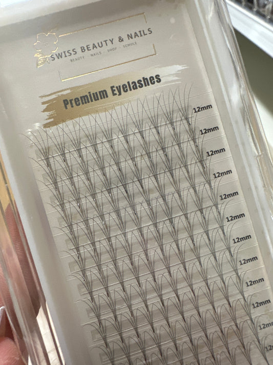 Fertigfächer Volumenfächer Wimpern 4D 12mm 0.05 C SBN