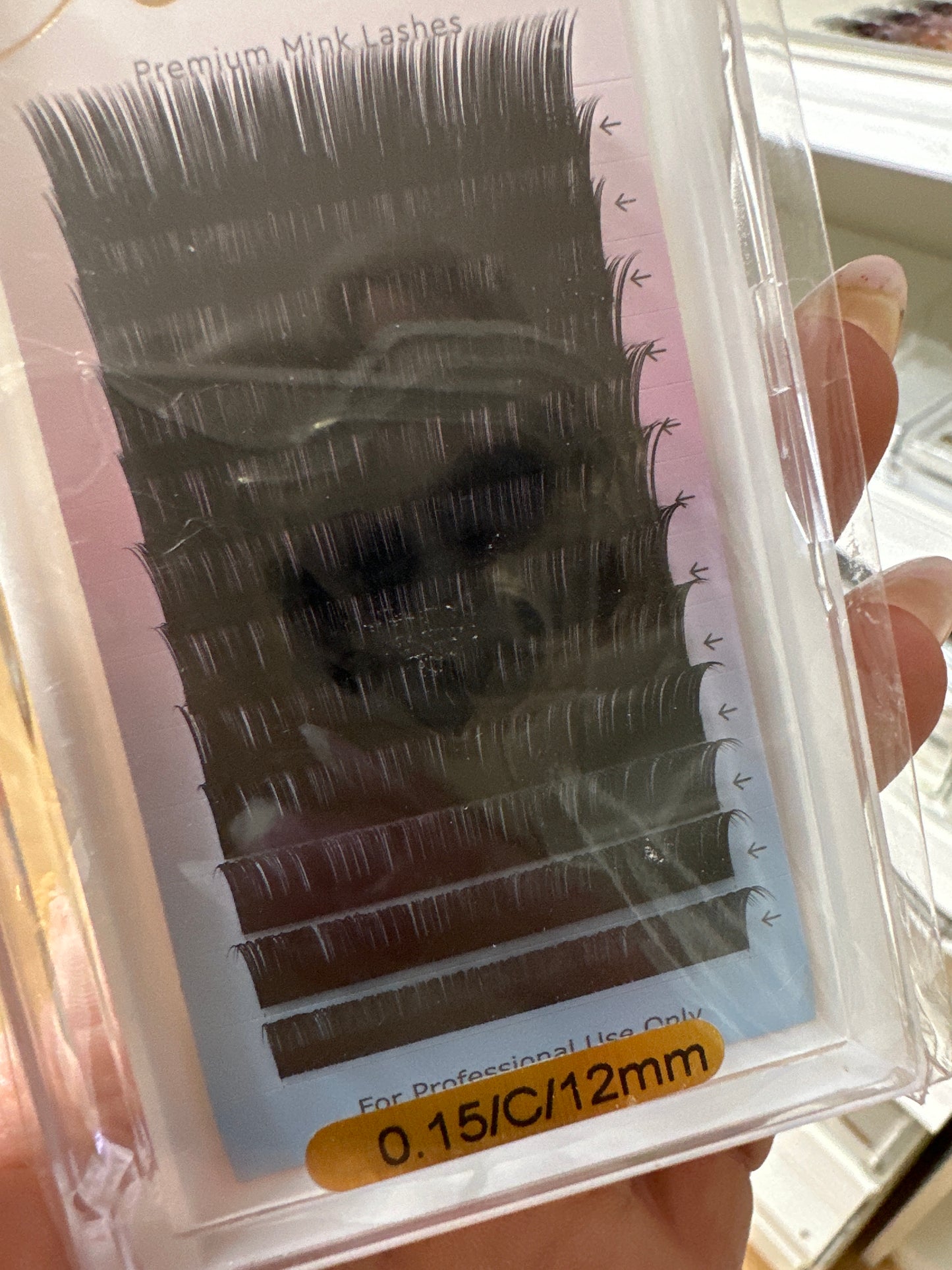 Wimpern C 0.15 12mm