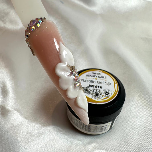 Plastilin 3D Gel weiss 5gr