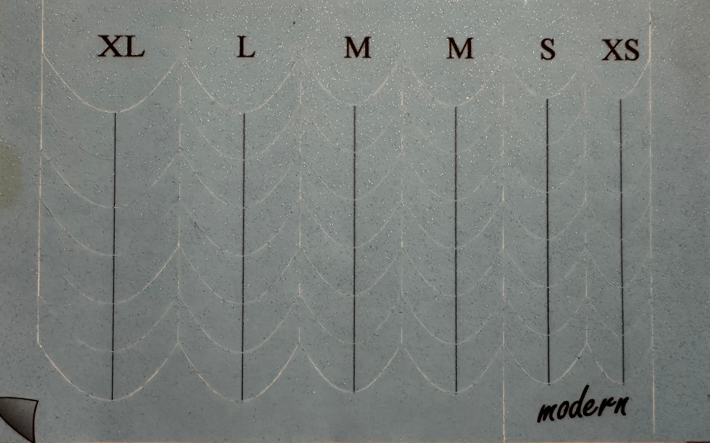 French Schablonen modern 36 Stk.