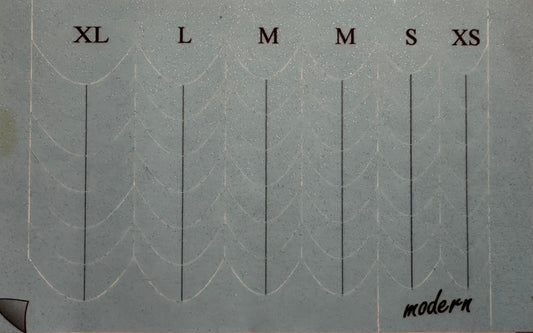 French Schablonen modern 36 Stk.