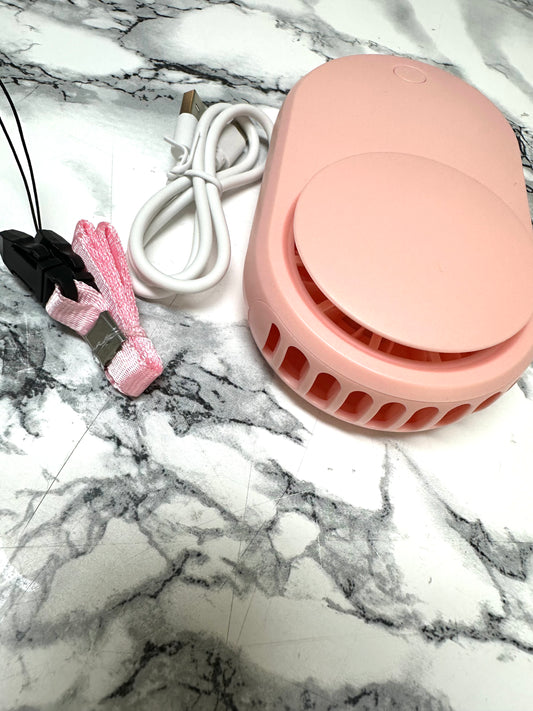 Mini Wimpern Fan Lüfter Trockner rosa