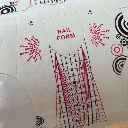 Schablone für Nagelverlängerung 400 Stk. XXL
