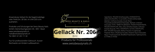 UV Gellack SBN 8ml | Nr. 206