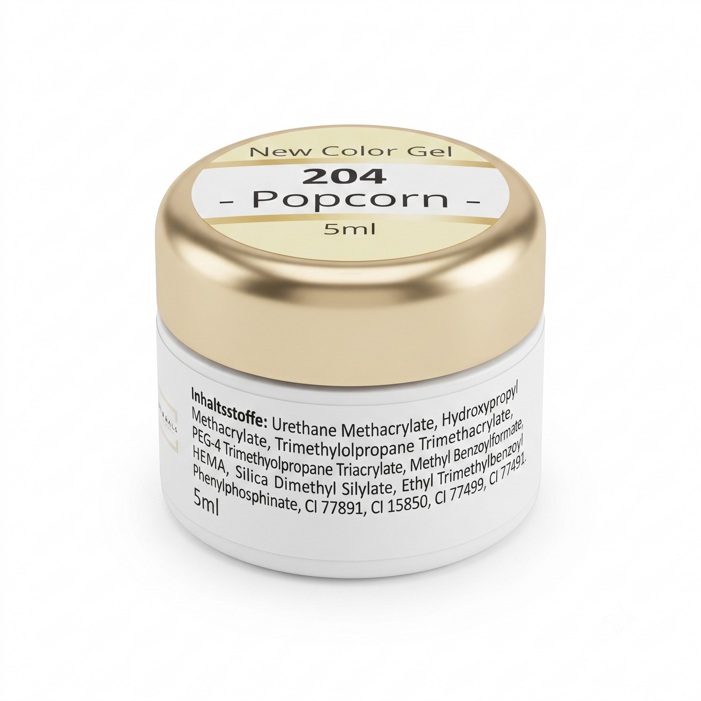 Gel Farbe 5ml | Popcorn Nr. 204