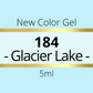 Gel Farbe 5ml | Glacier Lake Nr. 184