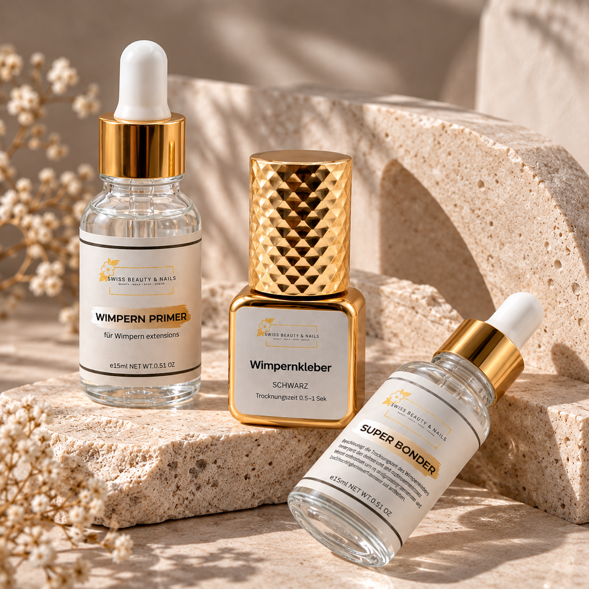 Profi-Wimpernkleber-Set für Lash-Stylistinnen