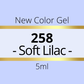 Gel Farbe 5ml | Soft Lilac Nr. 258