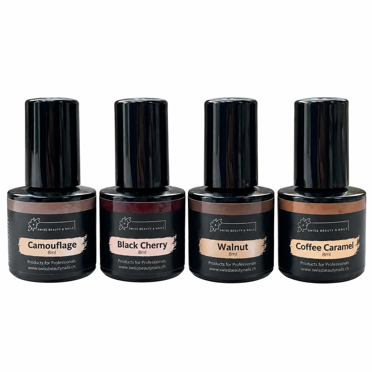 Nude & Brown Collection – 4 Color Gel - Set