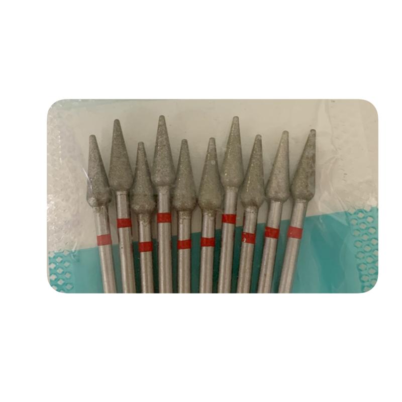 Diamant Kegel konisch Bit rot 10 Stk.