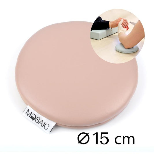 Armauflage Kissen rund rosa