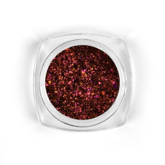 Chrome Flakes Nr. 2 rot gold