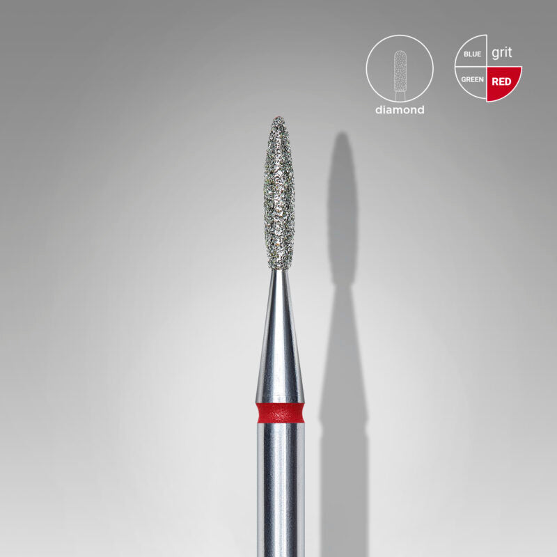 Diamant Flamme Staleks EXPERT rot 8mm