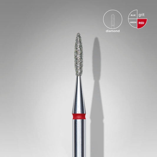 Diamant Flamme Staleks EXPERT rot 8mm