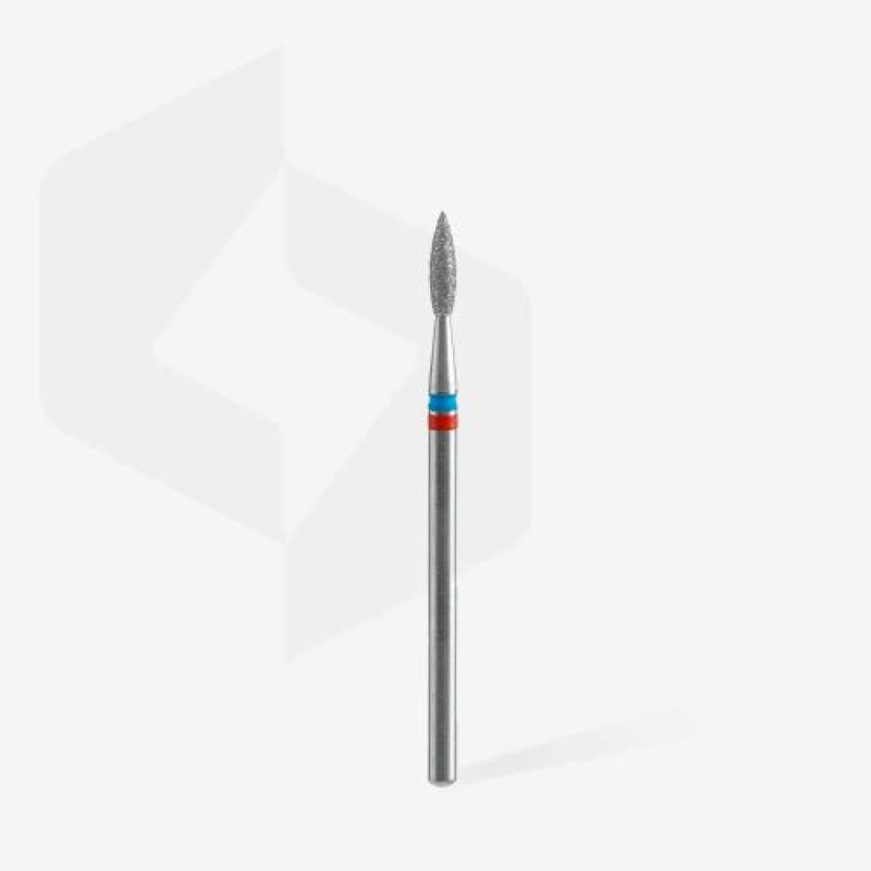 Diamant Flamme Staleks rot/blau 8mm