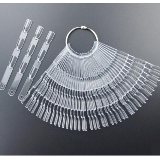 Fächertips 3fach klar  50 Stk.