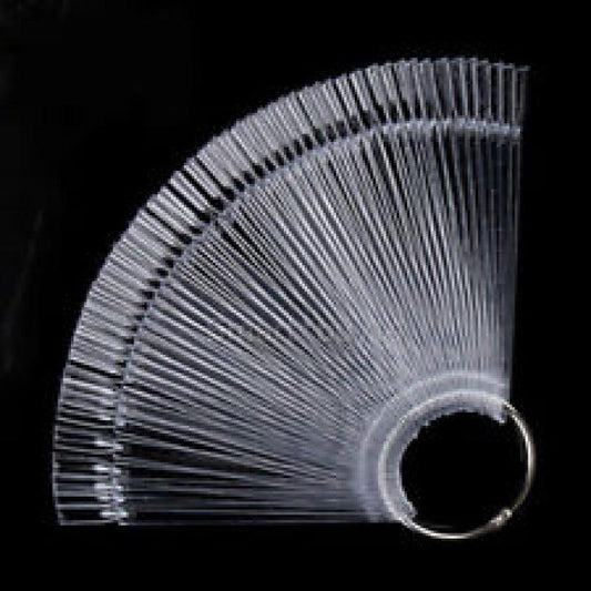 Fächertips klar 50 Stk. gerade