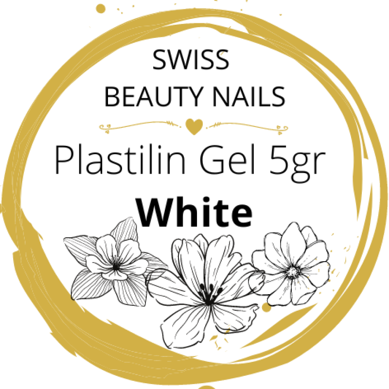Plastilin Gel weiss 5gr