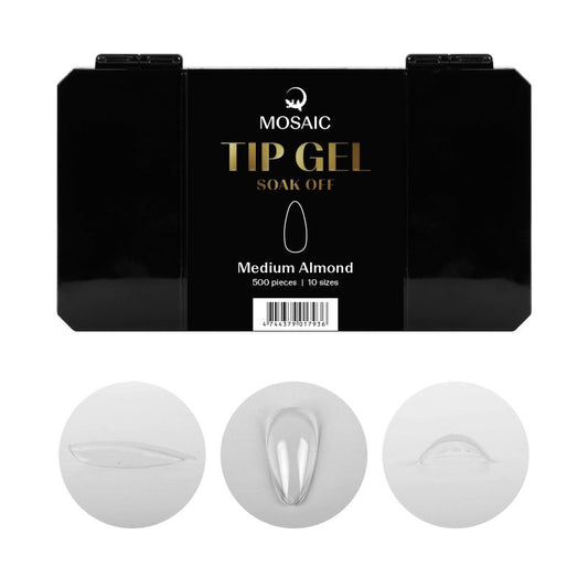 Fullcover Nailtips 500 Stk. Medium Almond