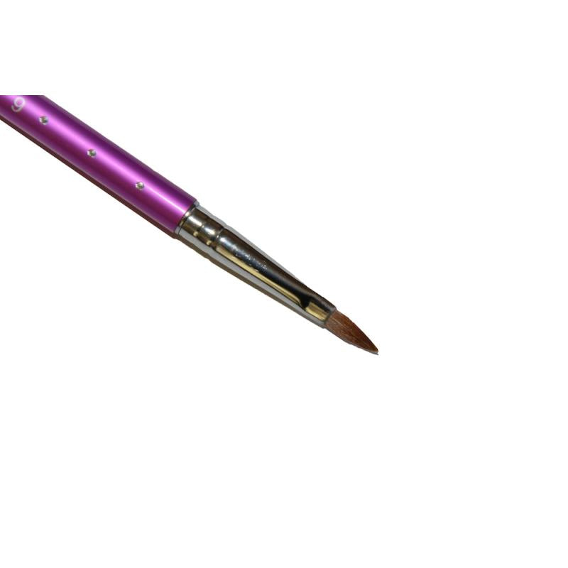 Kolinsky Pinsel spitz mit Verschluss