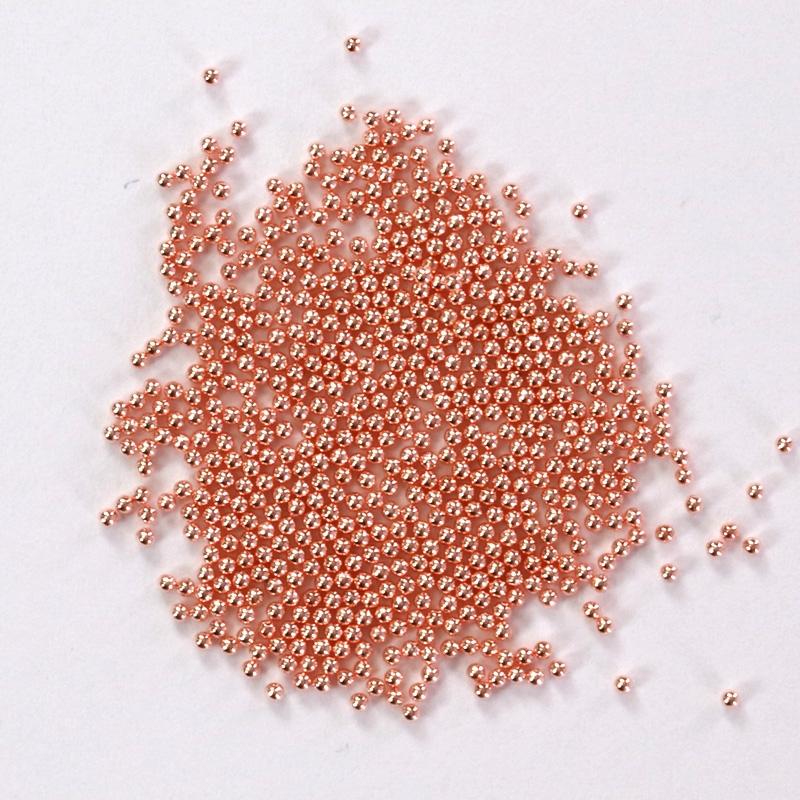 Metall Perlen Rose Gold
