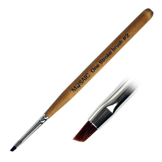 Mosaic One Stroke Pinsel Gr. 2