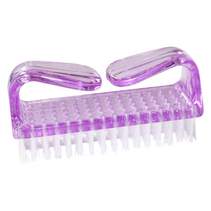 Nagelbürste lila transparent