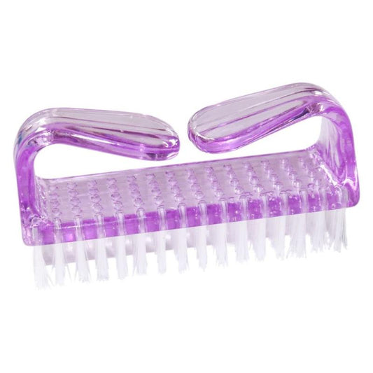 Nagelbürste lila transparent