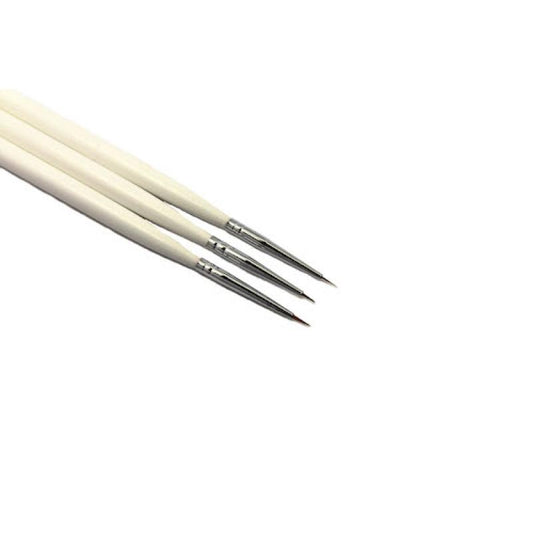 Nailart-Pinsel 3er Set kurz