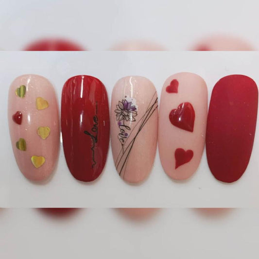 Nailart Set Valentines