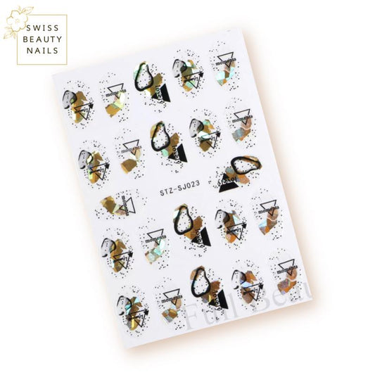Nailart Sticker | Grafik Gold