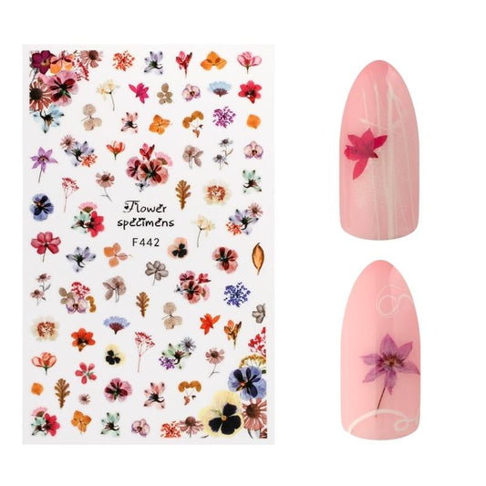Nailart Sticker | Herbstblüten F442