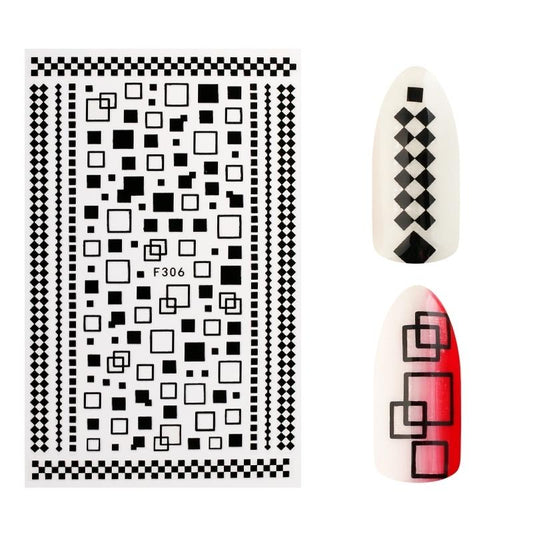Nailart Sticker | Quadrate F306