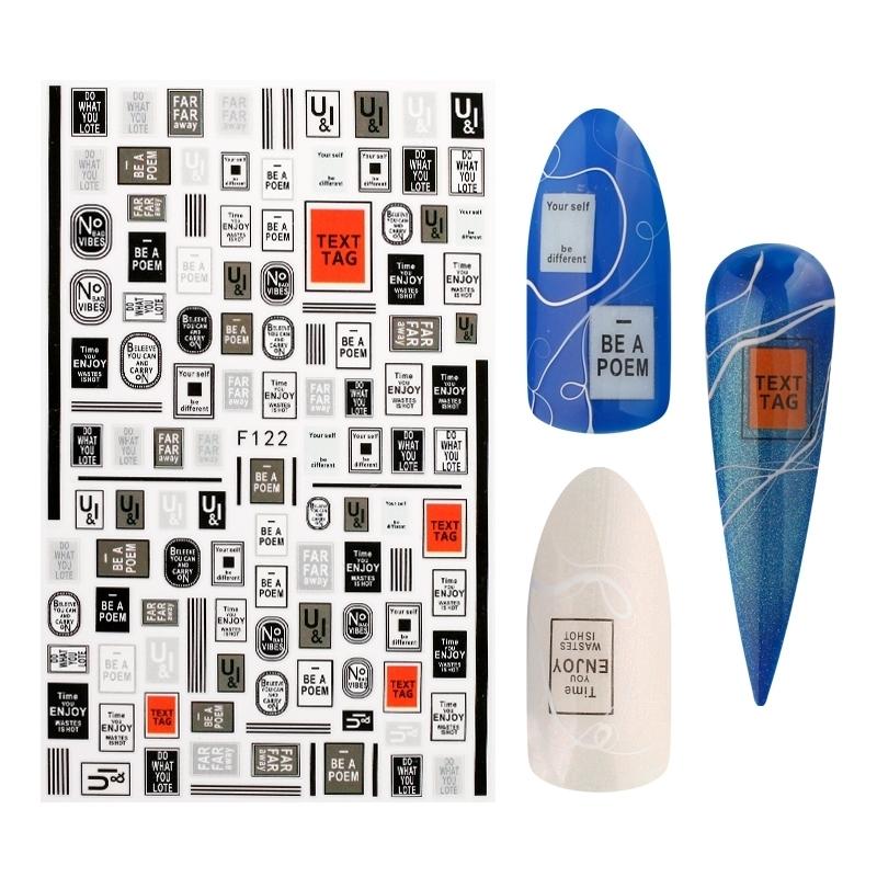 Nailart Sticker | Text F122