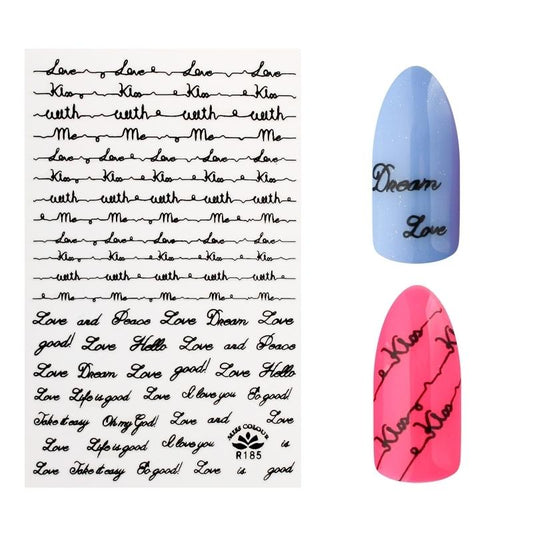 Nailart Sticker | Writing R185