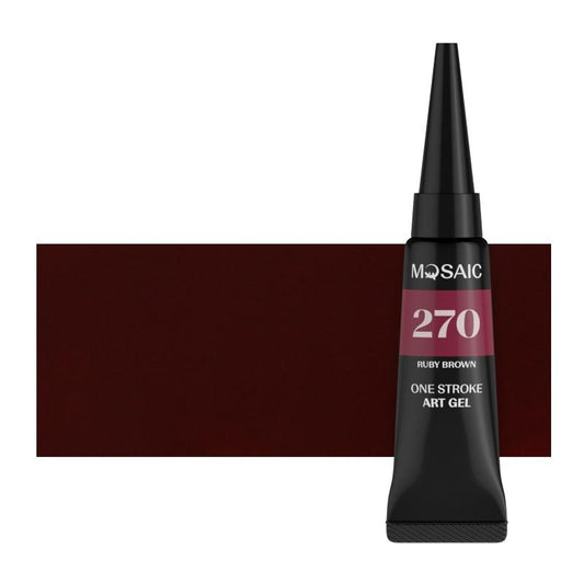 One Stroke Gel Ruby Brown 5ml
