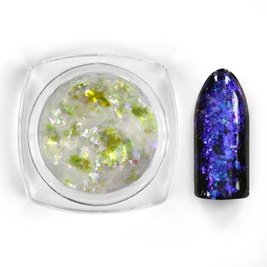 Pigment Flakes Nr. 7 weiss-lila