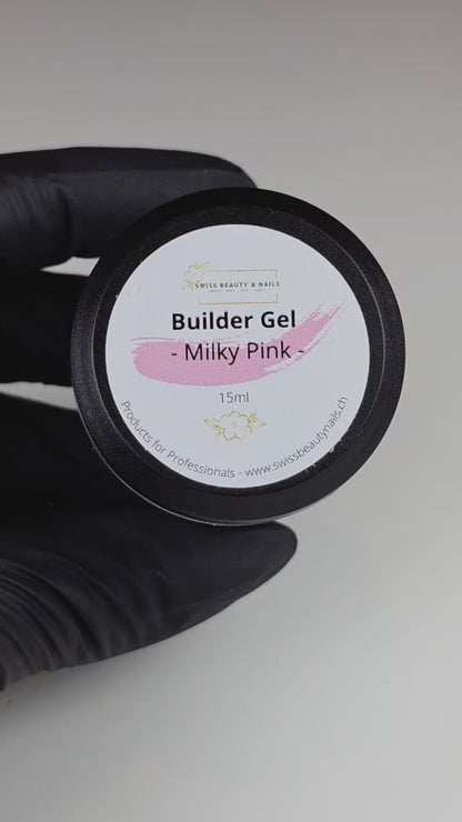 Milky Pink Builder Gel | 15ml | für no-file Technik