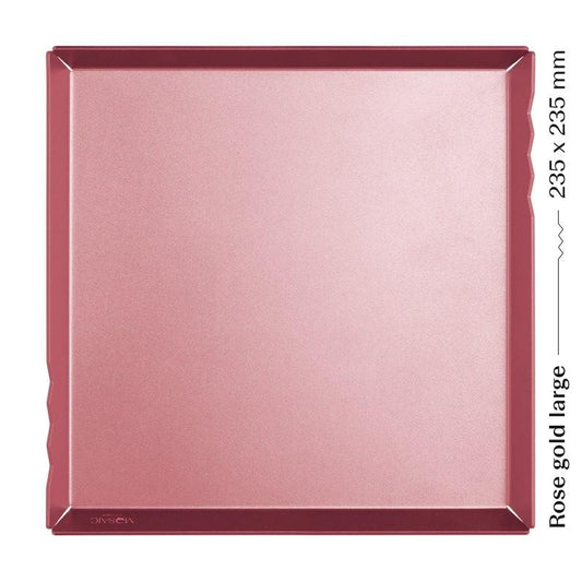 Rose Gold Tablett gross 23.5cm x 23.5cm